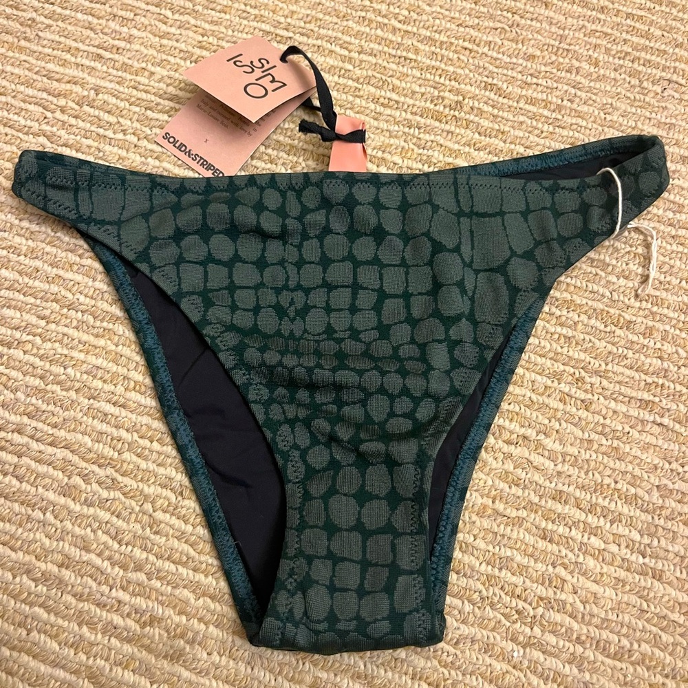 Solid & Striped x Issimo Tati crocodile bottom size medium